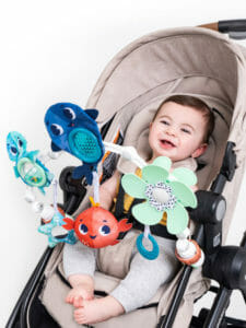 Ocean nature arch with 8 developmental activities perfect for on the go engagement