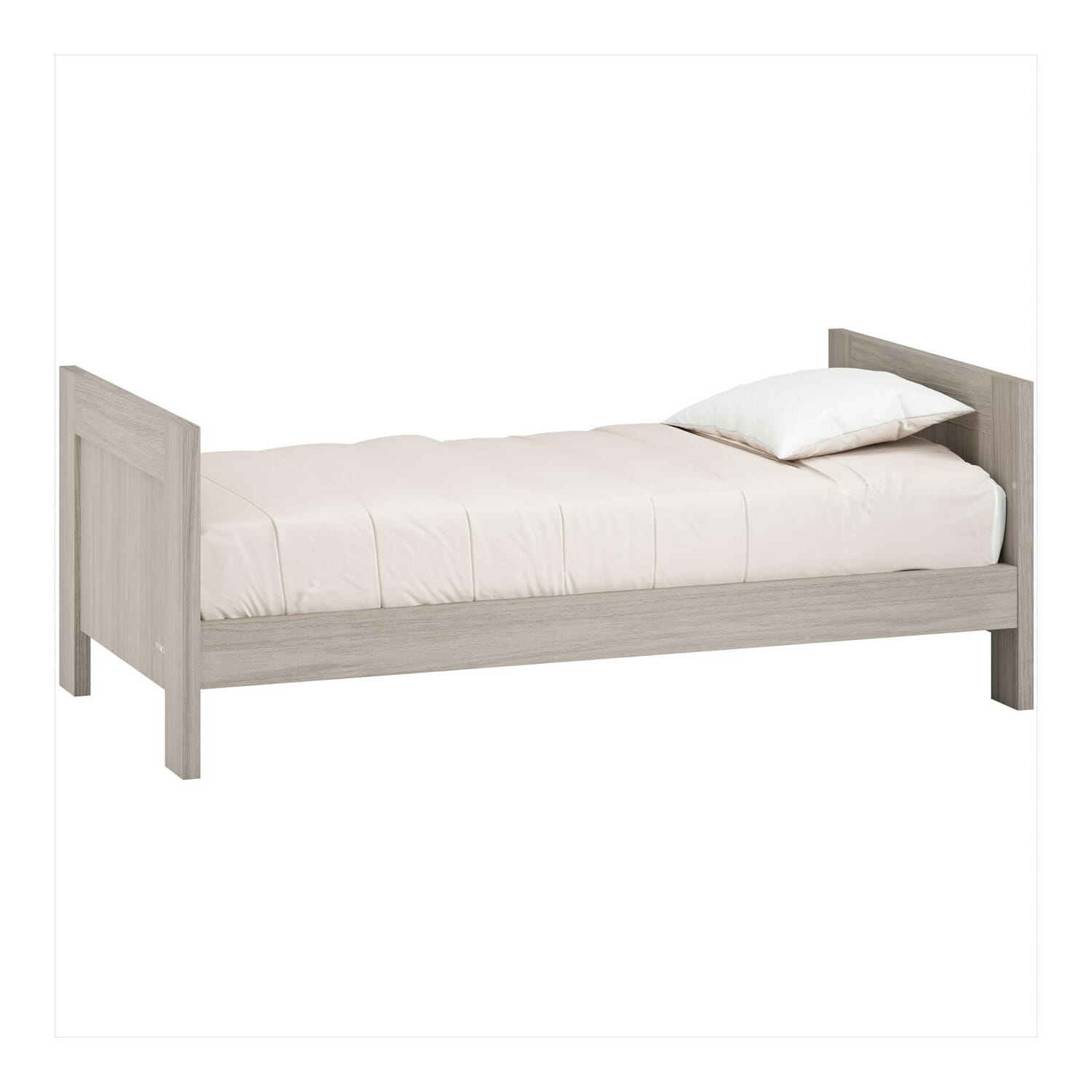 Venicci Forenzo Cot Bed with Underdrawer - Nordik White