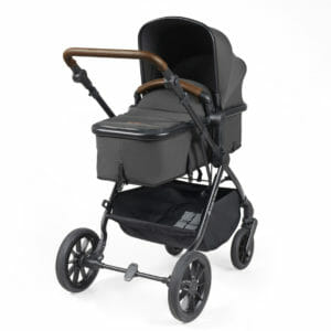 Ickle Bubba Cosmo i-Size Travel System With Stratus Car Seat and Isofix Base Graphite Grey