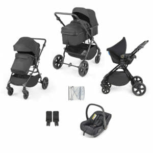 Ickle Bubba Comet 3-In-1 Travel System with Astral Car Seat Black