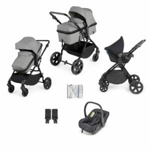 Ickle Bubba Comet 3-In-1 Travel System With Astral Car Seat Space Grey