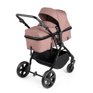 Ickle Bubba Comet 3 In 1 Travel System with Astral Car Seat Dusky Pink (1)