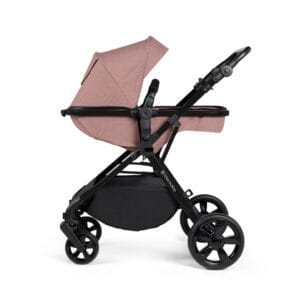 Ickle Bubba Comet 3 In 1 Travel System with Astral Car Seat Dusky Pink (11)