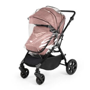 Ickle Bubba Comet 3 In 1 Travel System with Astral Car Seat Dusky Pink (18)