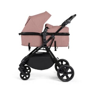 Ickle Bubba Comet 3 In 1 Travel System with Astral Car Seat Dusky Pink (2)