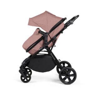 Ickle Bubba Comet 3 In 1 Travel System with Astral Car Seat Dusky Pink (7)