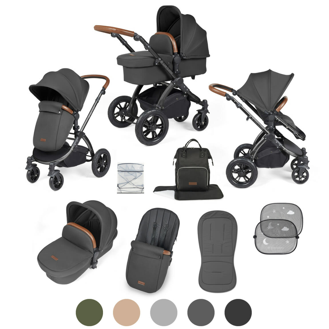 Ickle Bubba Stomp Luxe 2 in 1 Pushchair Babyland Fife