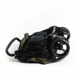 Roma Gemini Double Stroller Khaki Leopard