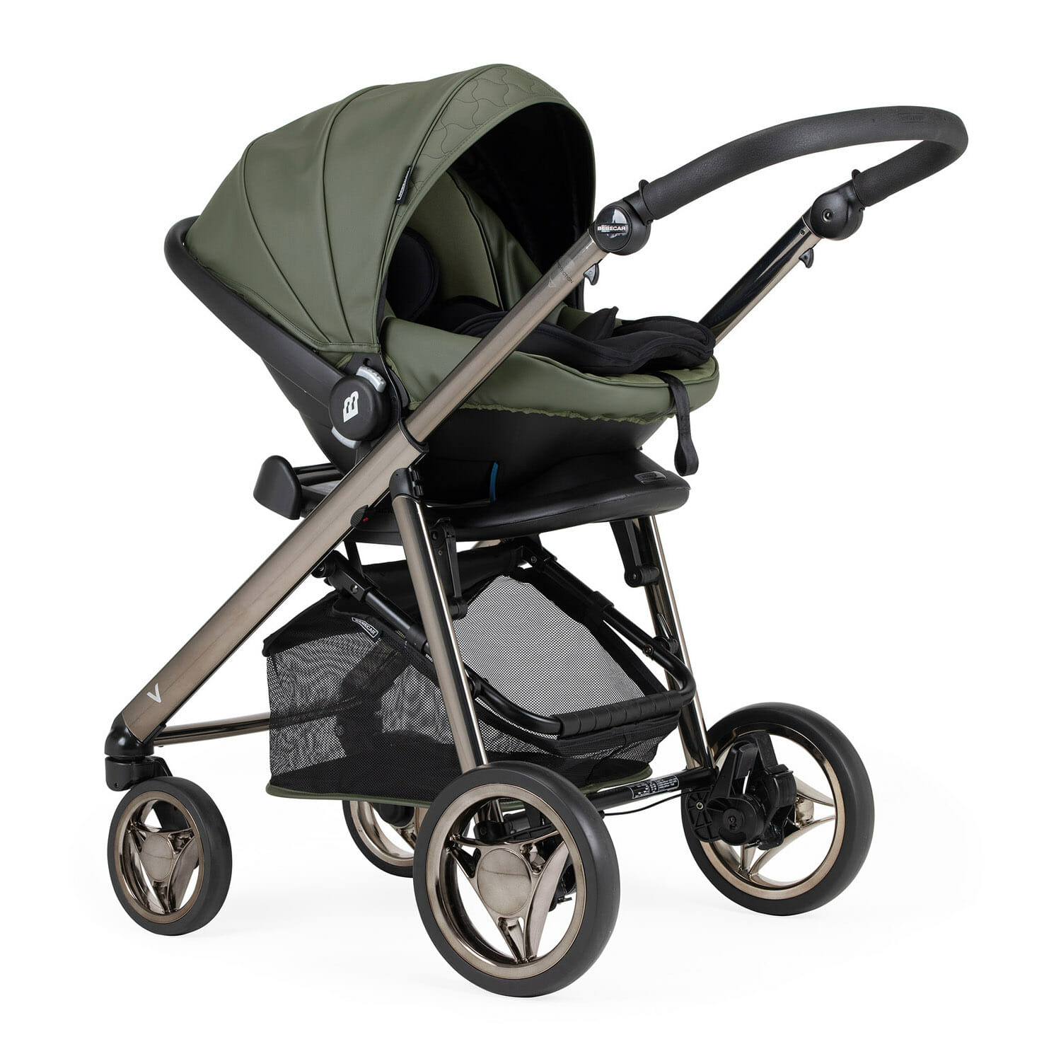 Bebecar V-Pack Combination with Car Seat and KITLA3 - Forest