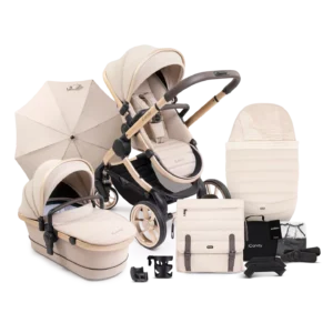 iCandy Peach 7 Pushchair and Carrycot Complete Bundle - Biscotti