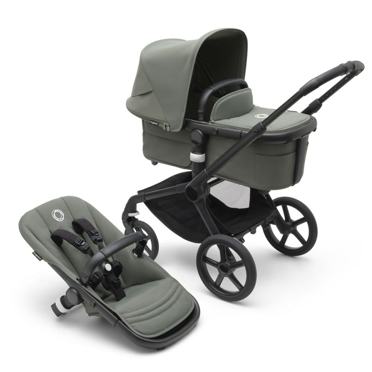 Bugaboo Fox 5 Complete Black Forest Green Forest Green (3)