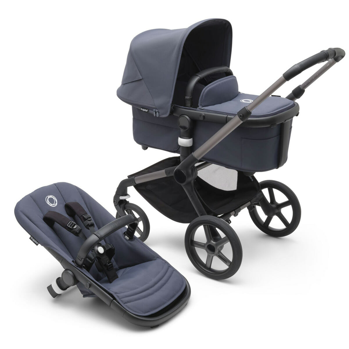 Bugaboo Fox 5 Complete Graphite Stormy Blue Stormy Blue 4
