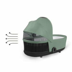 Cybex mios lux cot leaf green (4)