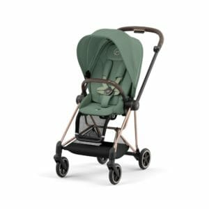 Cybex mios rose gold frame leaf green