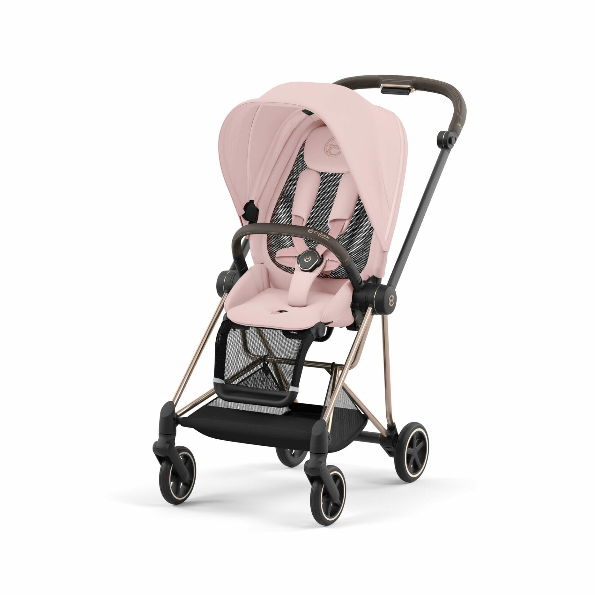 Cybex MIOS 2022 Stroller with Carrycot Peach Pink - Babyland