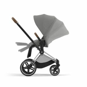 Cybex priam chrome brown frame mirage grey (2)