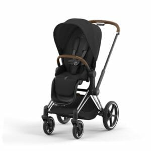 Cybex priam chrome brown frame sepia black