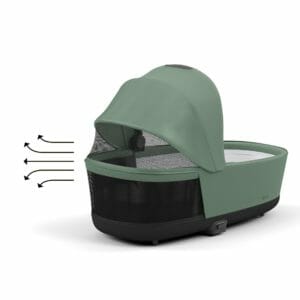 Cybex priam lux cot leaf green (4)