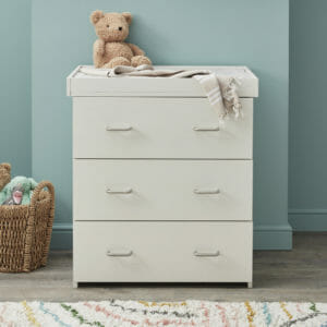 Caro 3 Piece Room Set WHITE WASH