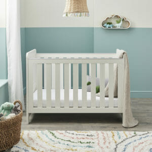 Caro mini cot bed white wash 3