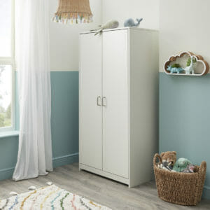 Caro Wardrobe WHITE WASH