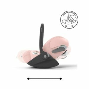 Cybex CLOUD T i Size Car Seat Peach Pink PLUS (3)