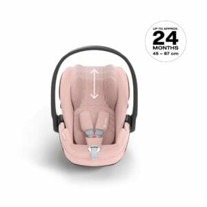 Cybex CLOUD T i Size Car Seat Peach Pink PLUS (5)