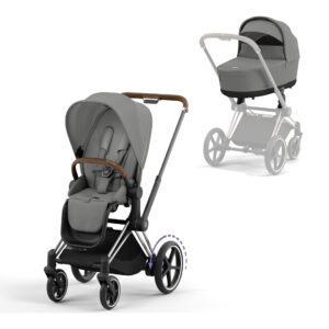 Cybex ePriam with Carrycot Mirage Grey