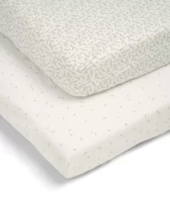 Mamas papas welcome to the world seedling cotbed fitted sheets 2 pack seed leaf 34479638249637 1024x1024@2x