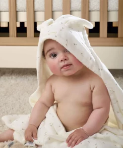 Mamas papas welcome to the world seedling seed hooded towel white 34479708274853 1024x1024@2x