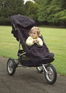 Roma black footmuff 2