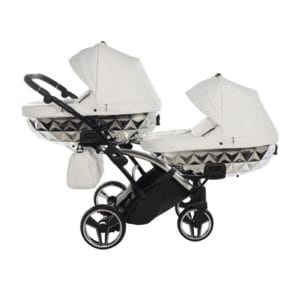 Junama Fluo Individual Mirror Duo Slim White Silver