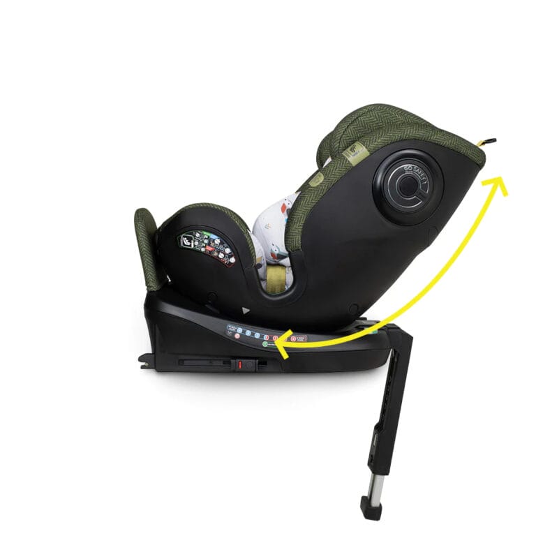 COSATTO All In All Extra I-Size Autositz – 360° Drehbar, Gruppe 0+123 (0–36 Kg), ISOFIX, ERF, Bis 12 Jahre, Mit Anti-Flucht-System