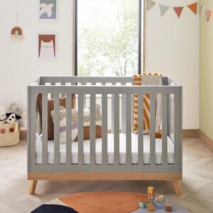 Mona Mini Cot Bed Grey 2