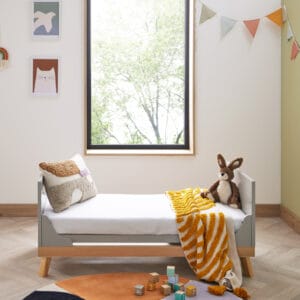 Mona Mini Cot Bed Grey 4