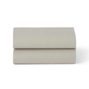 Snuz moses basket pram twin pack fitted sheets grey