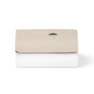 Snuz moses basket pram twin pack fitted sheets sand cloud