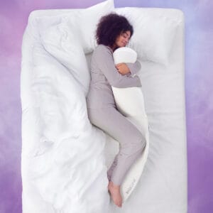 Snuzcurve Pregnancy Pillow White (3)