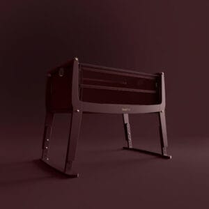 Snuzpod Studio Bedside Criib Rome (2)