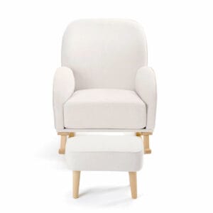 Babymore Freya Nursing Chair With Stool Cream (6)