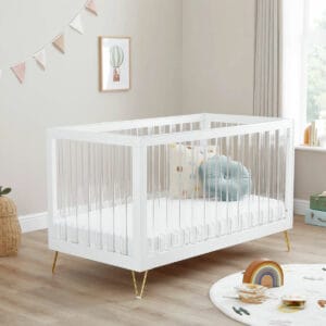 Babymore Kimi Xl Cot Bed Acrylic