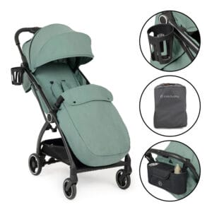 Ickle Bubba Aries PRIME Auto Fold Stroller Sage Green