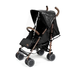 Ickle Bubba Discovery Stroller Black Rose Gold (7)