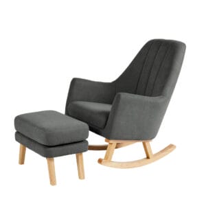 Ickle Bubba Eden Chair And Stool Charcoal Grey (4)