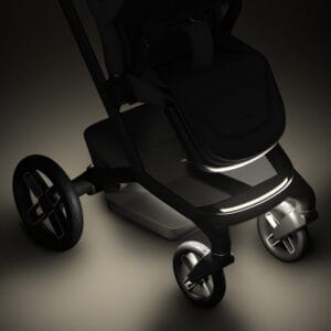 Maxicosi Stroller Comfort Fame Twillic Twillicblack Led 3qrt