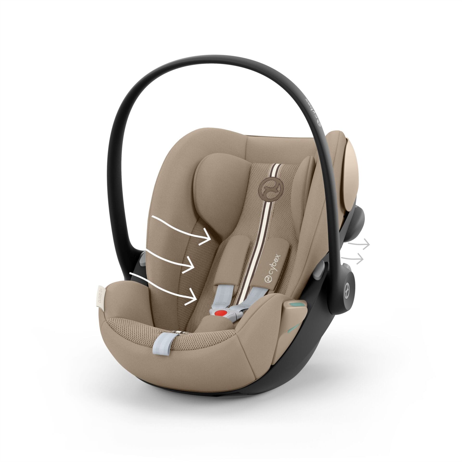 Cybex Cloud G I Size Car Seat Almond Beige Plus (4)