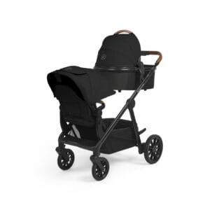 Ickle Bubba Virgo 2 In 1 Pushchair Black Black Tan (2)