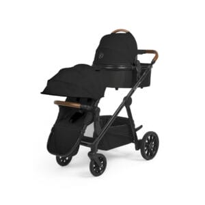 Ickle Bubba Virgo 2 In 1 Pushchair Black Black Tan (3)