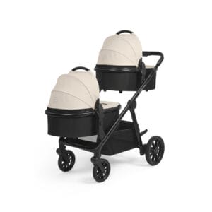 Ickle Bubba Virgo Aio, I Size & Isofix Base Twin Package Stone