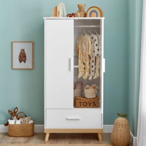 Mona Wardrobe White 3